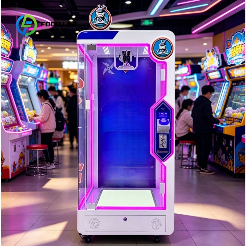 Arcade Prize Vending Machine - Maßgefertigte Münzbetriebene Einzelspieler-Scherenschneidemaschine, Großer Spielzeugpreis-Arcade-Verkaufsautomat zum