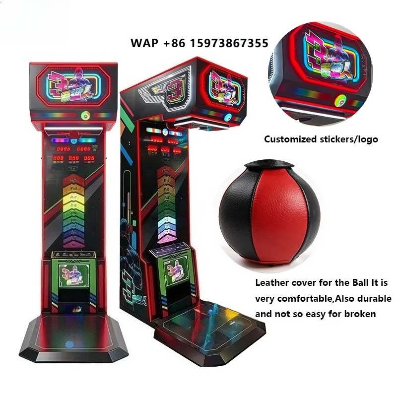 Boxing Machine Arcade - Boxsimulator-Maschine Elektronischer Box-Champion Big Punch Kickbox-Spiel