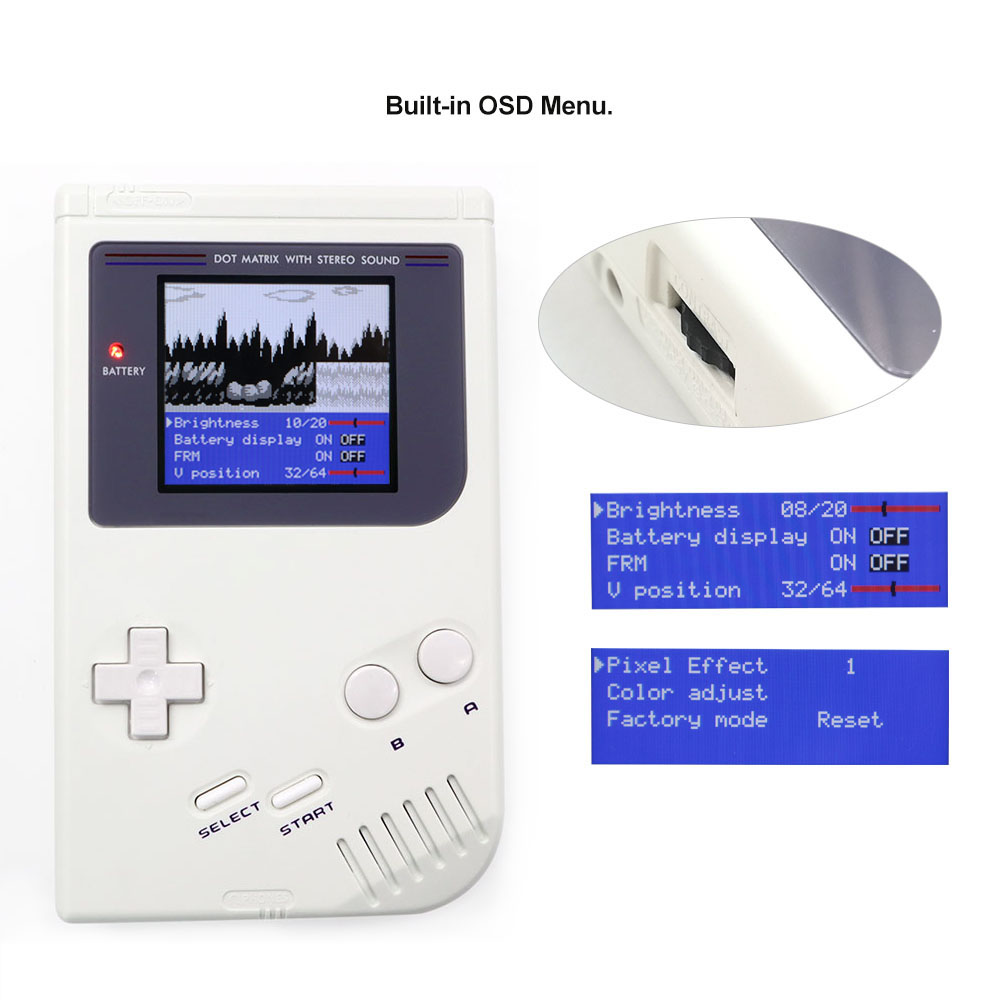 Für Game Boy DMG GB DMG V5 Ult – Lcd Screen Arcade Bewertung und Preis